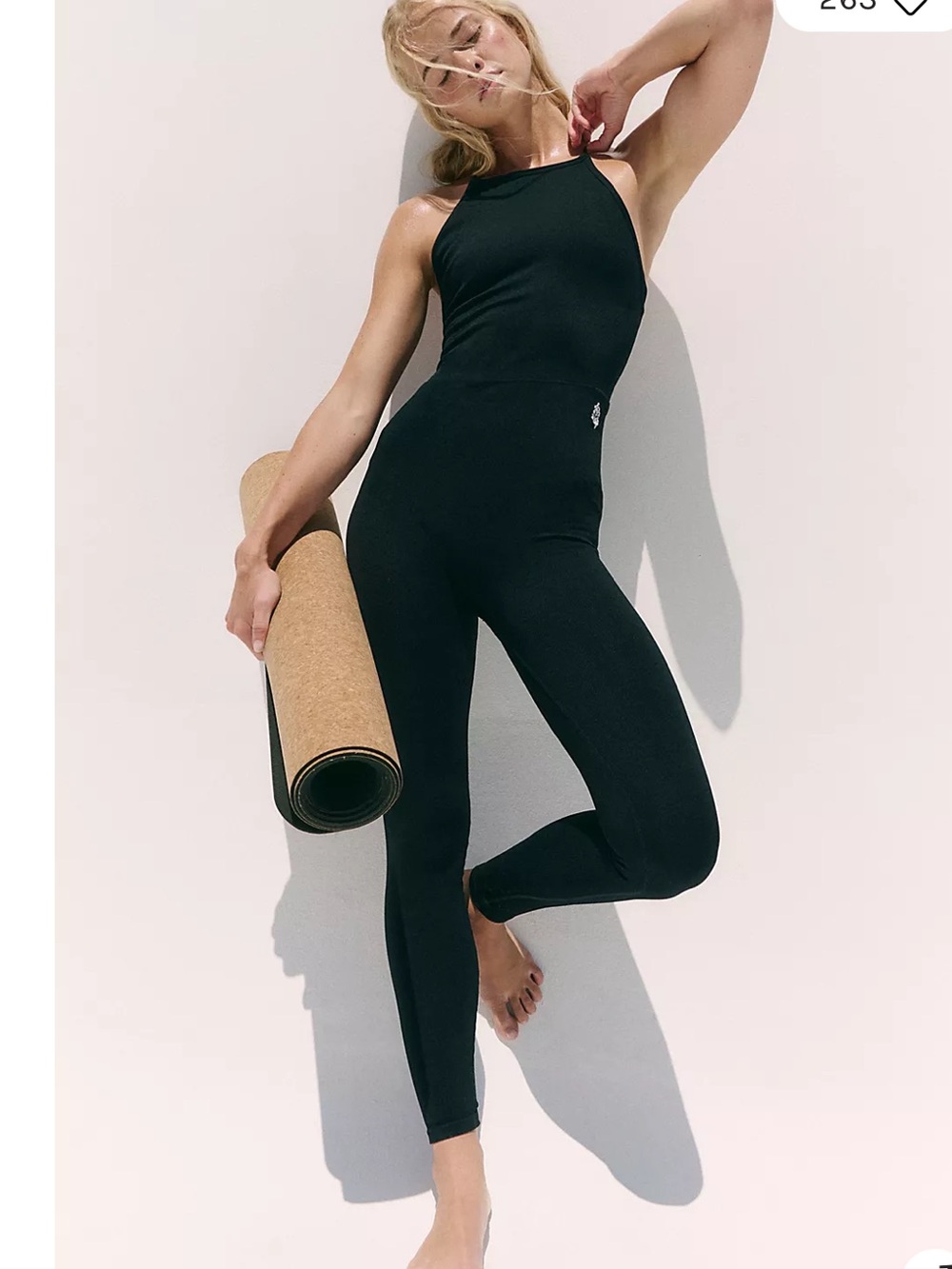 FP Movement Back It Up Onesie in black